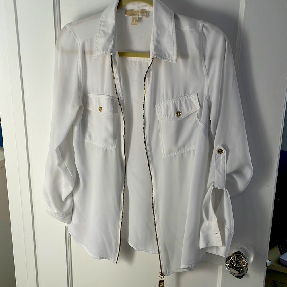 Michael kors chiffon blouse
